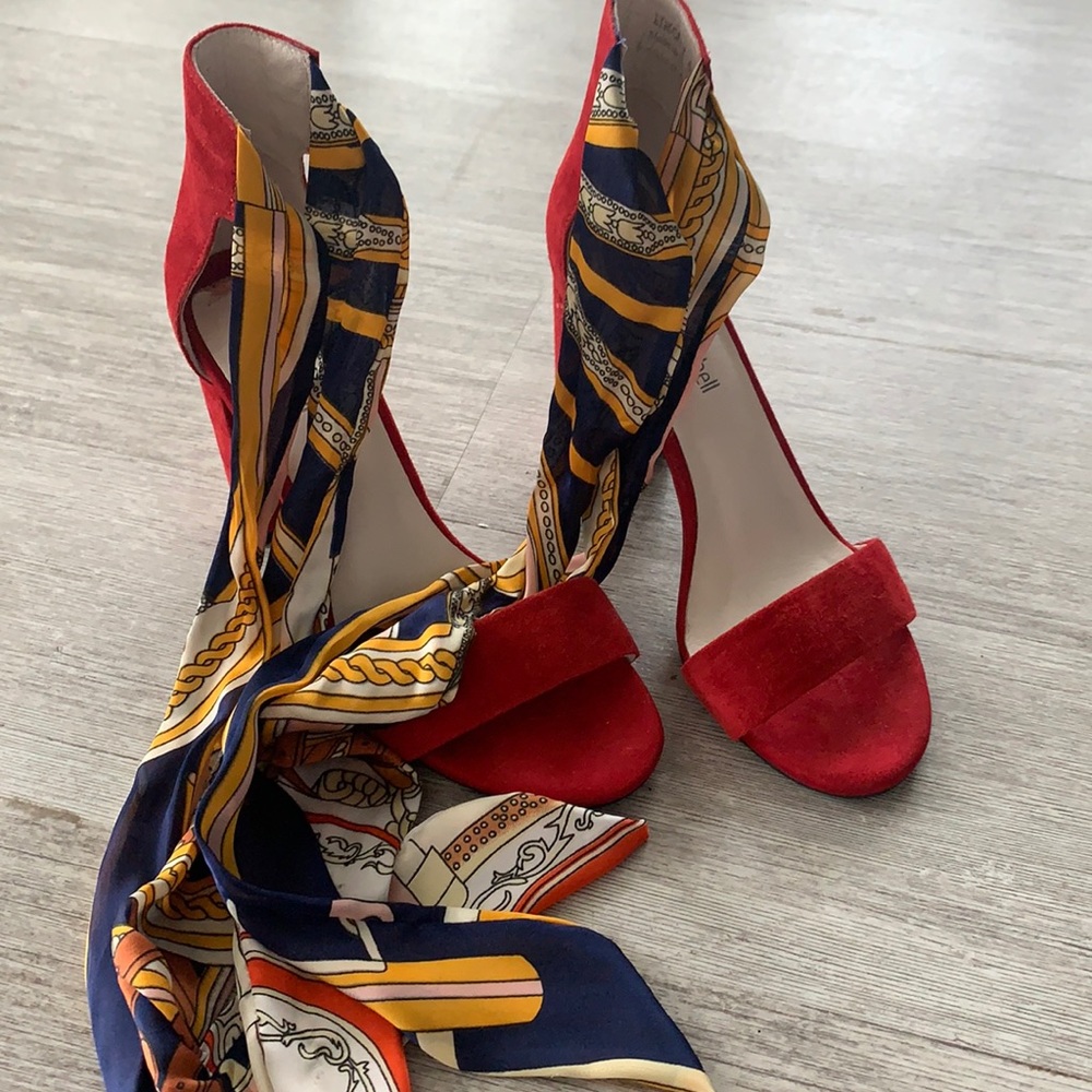 Anthropologie Jeffrey Campbell Lindsay Suede Heel